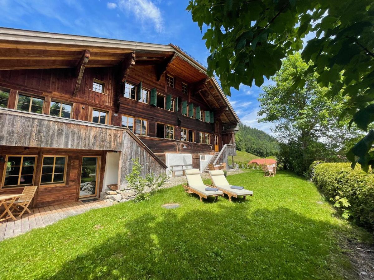 Alpen Charme - Chalet D'Hotes Et Spa Gsteig Luaran gambar