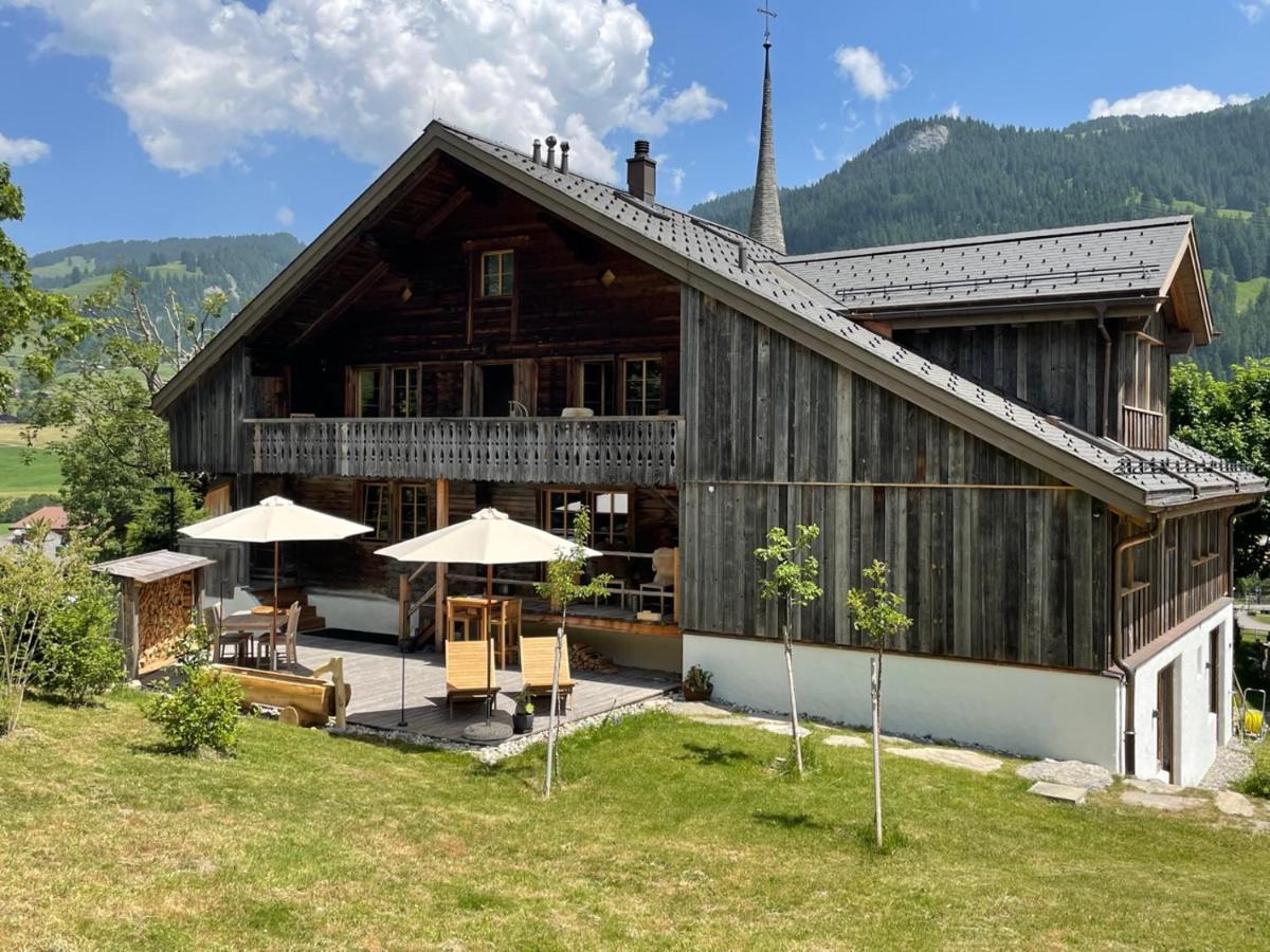 Alpen Charme - Chalet D'Hotes Et Spa Gsteig Luaran gambar