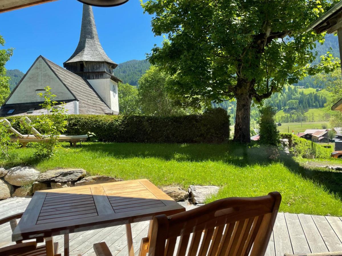 Alpen Charme - Chalet D'Hotes Et Spa Gsteig Luaran gambar