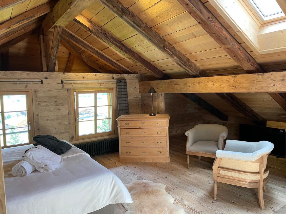 Alpen Charme - Chalet D'Hotes Et Spa Gsteig Luaran gambar