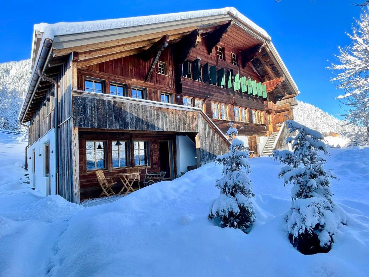 Alpen Charme - Chalet D'Hotes Et Spa Gsteig Luaran gambar