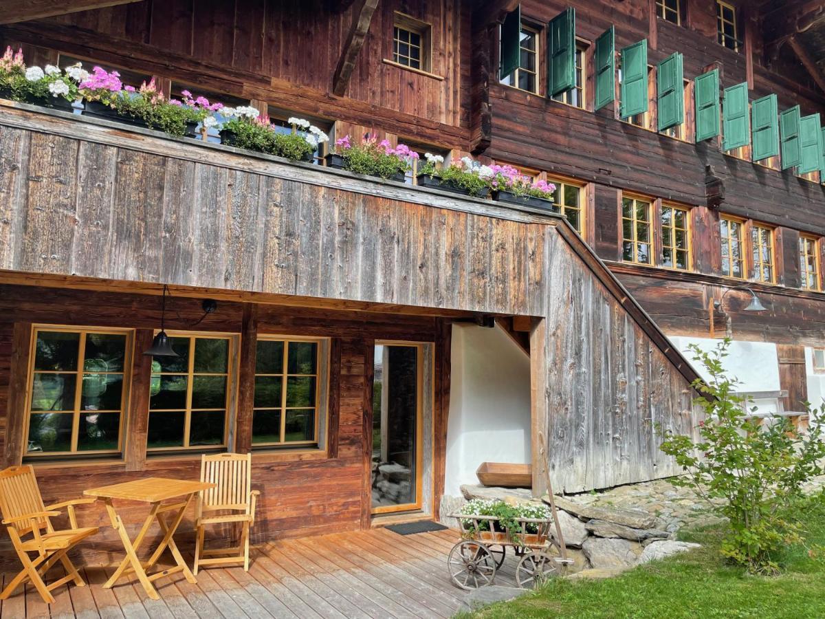 Alpen Charme - Chalet D'Hotes Et Spa Gsteig Luaran gambar