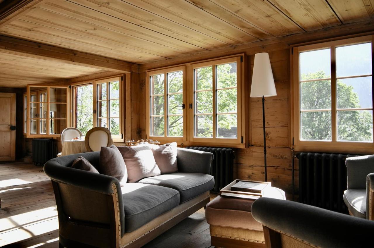 Alpen Charme - Chalet D'Hotes Et Spa Gsteig Luaran gambar
