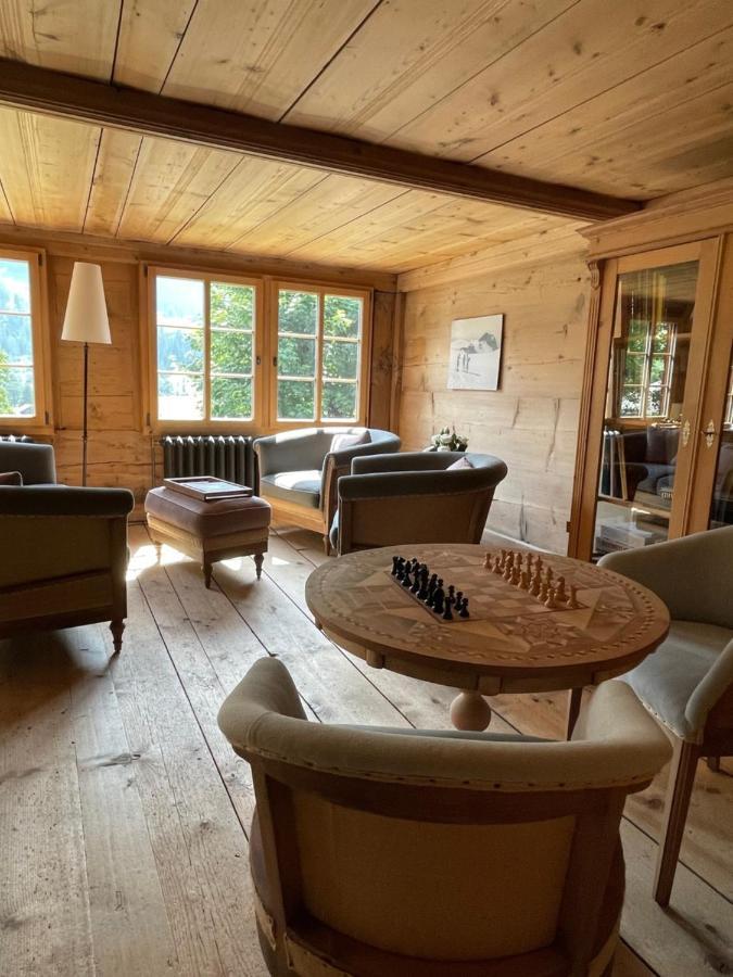 Alpen Charme - Chalet D'Hotes Et Spa Gsteig Luaran gambar
